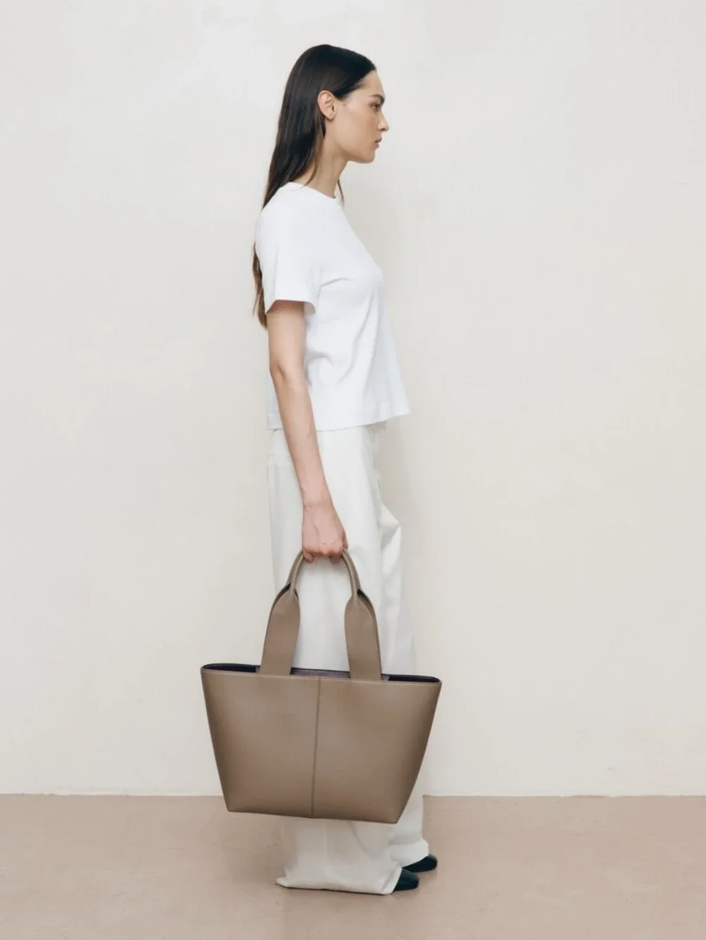 EXCELLENT FREJA LAFAYETTE TOTE BAG - TAUPE